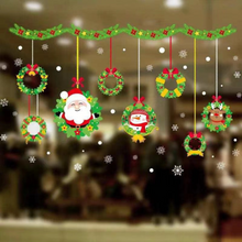 Kerst Krans Raamstickers