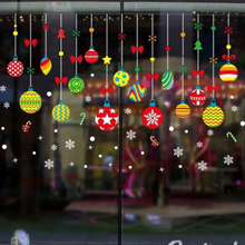Kerst Ballen Raamstickers