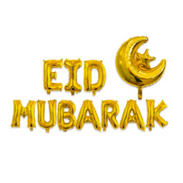 Eid Mubarak Letters - Goud