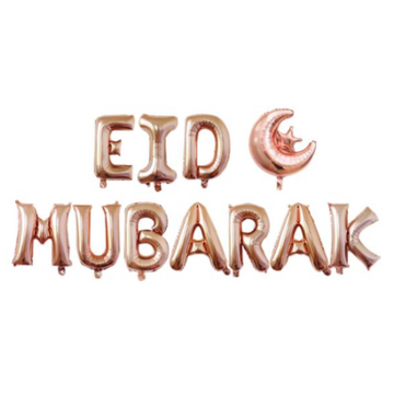 Eid Mubarak Letters - Rose Goud