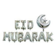 Eid Mubarak Letters - Zilver